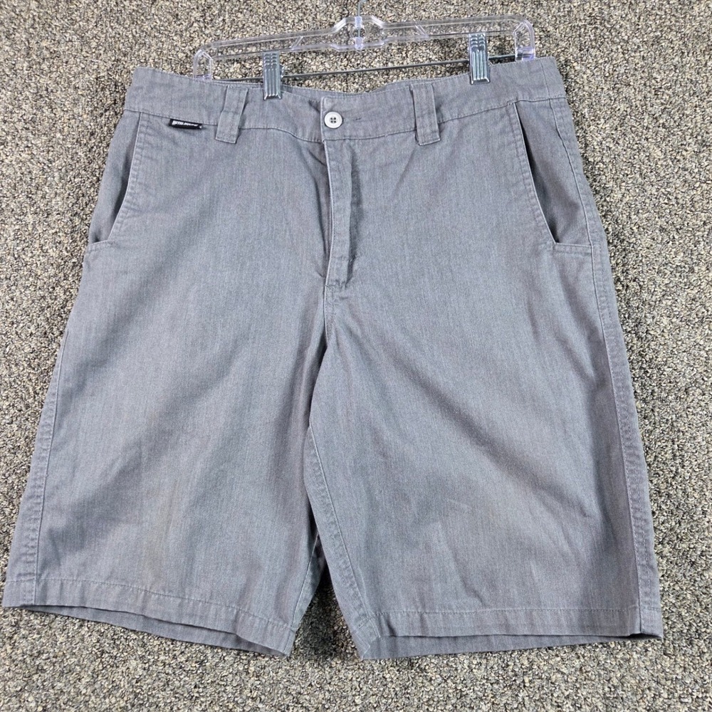 Metal Mulisha Shorts Mens 34 Gray Y2K Motocross Streetwear Grunge SP7508003